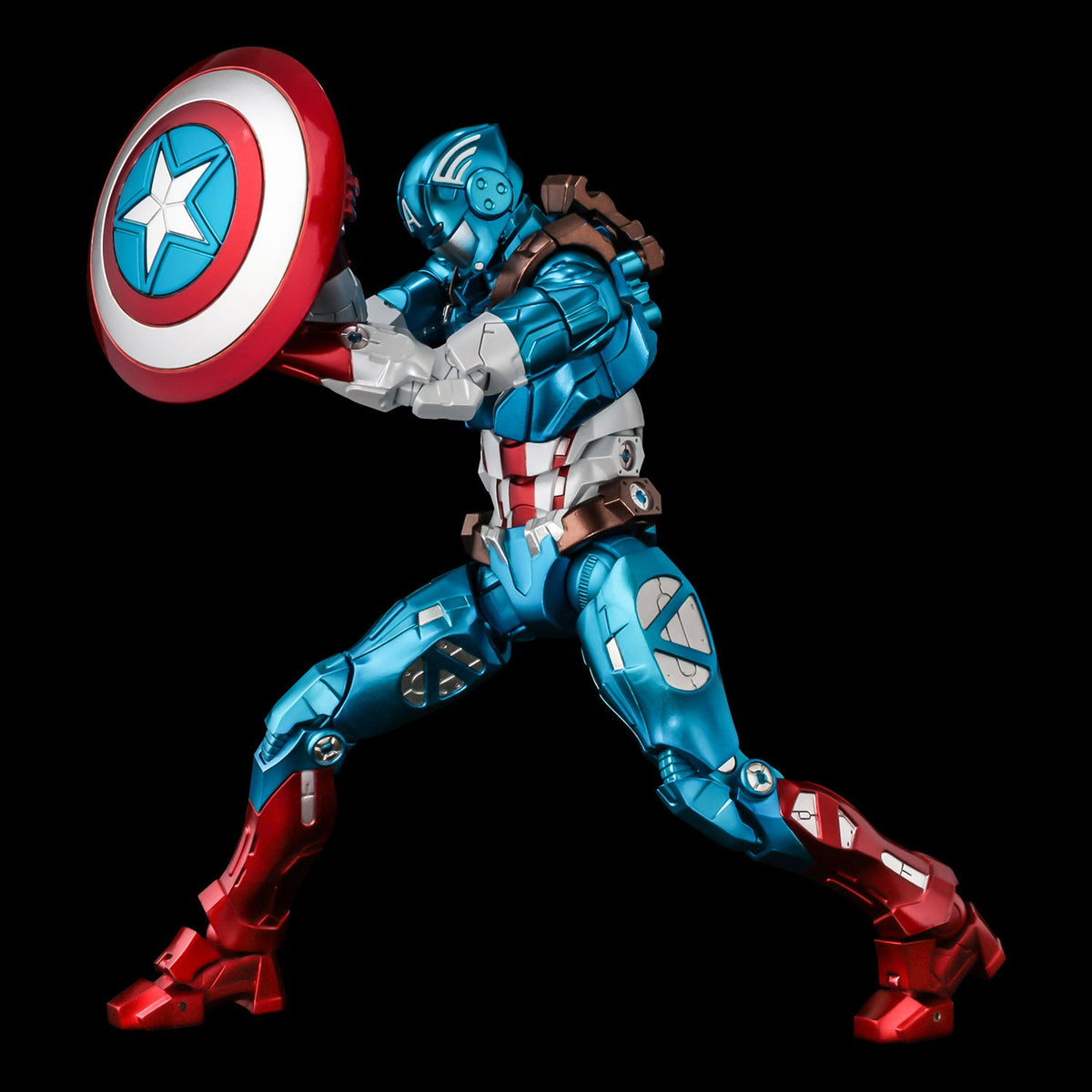 Fighting Armor Captain America