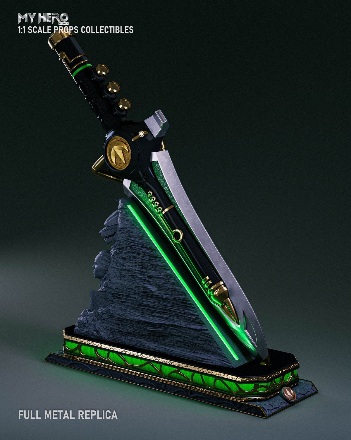 My Hero Studios 1:1 Scale Green Ranger Dragon Dagger