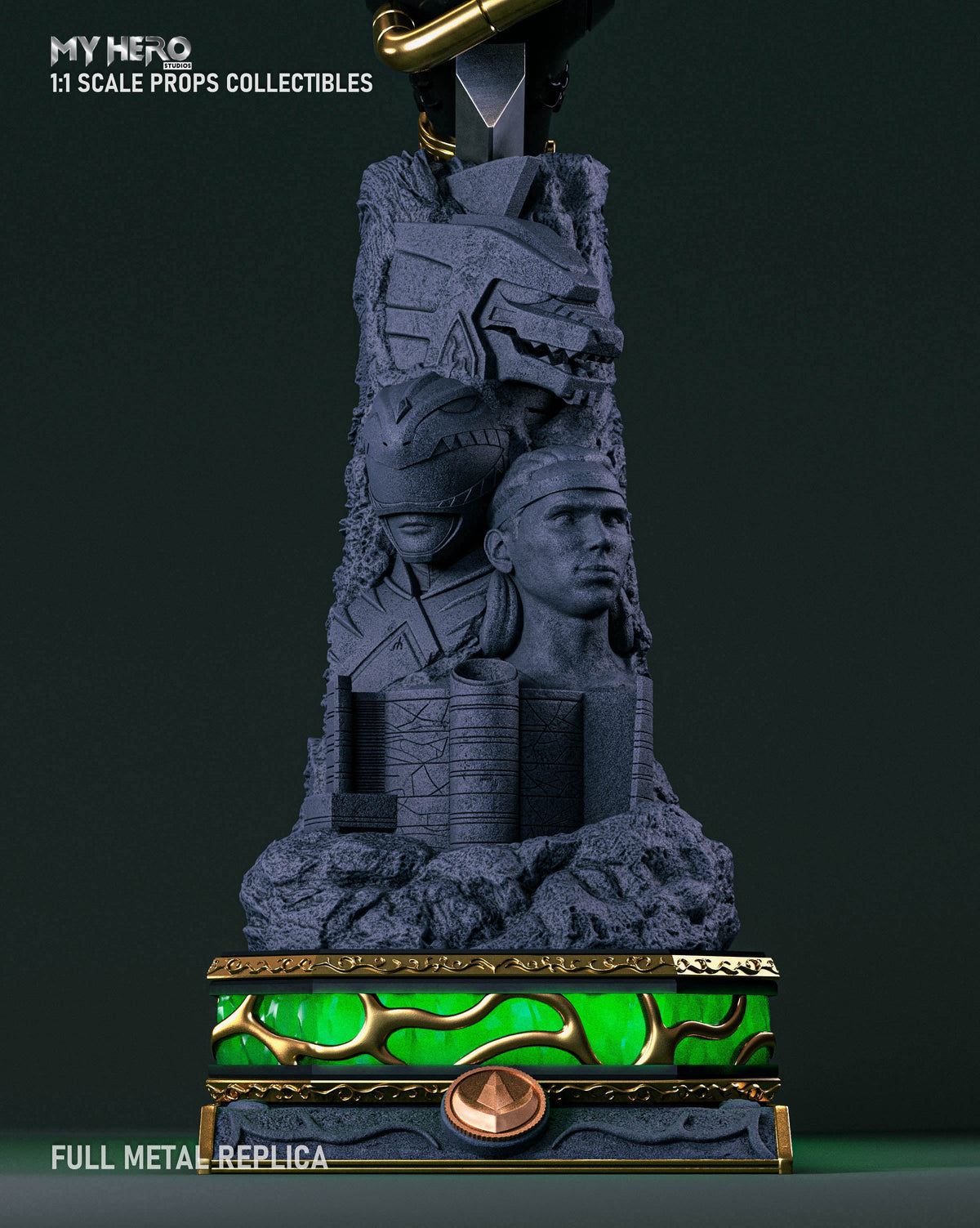 My Hero Studios 1:1 Scale Green Ranger Dragon Dagger