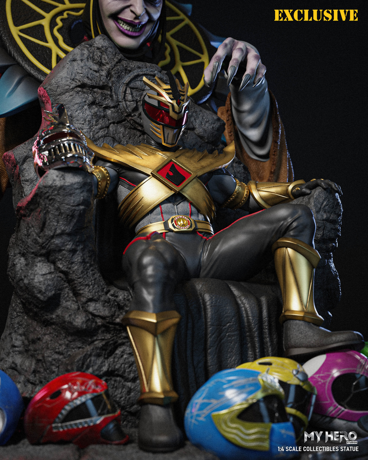 [PREORDER] My Hero Studios Lord Drakkon Evo III 1/4 Scale Collectible Statue - Exclusive Version