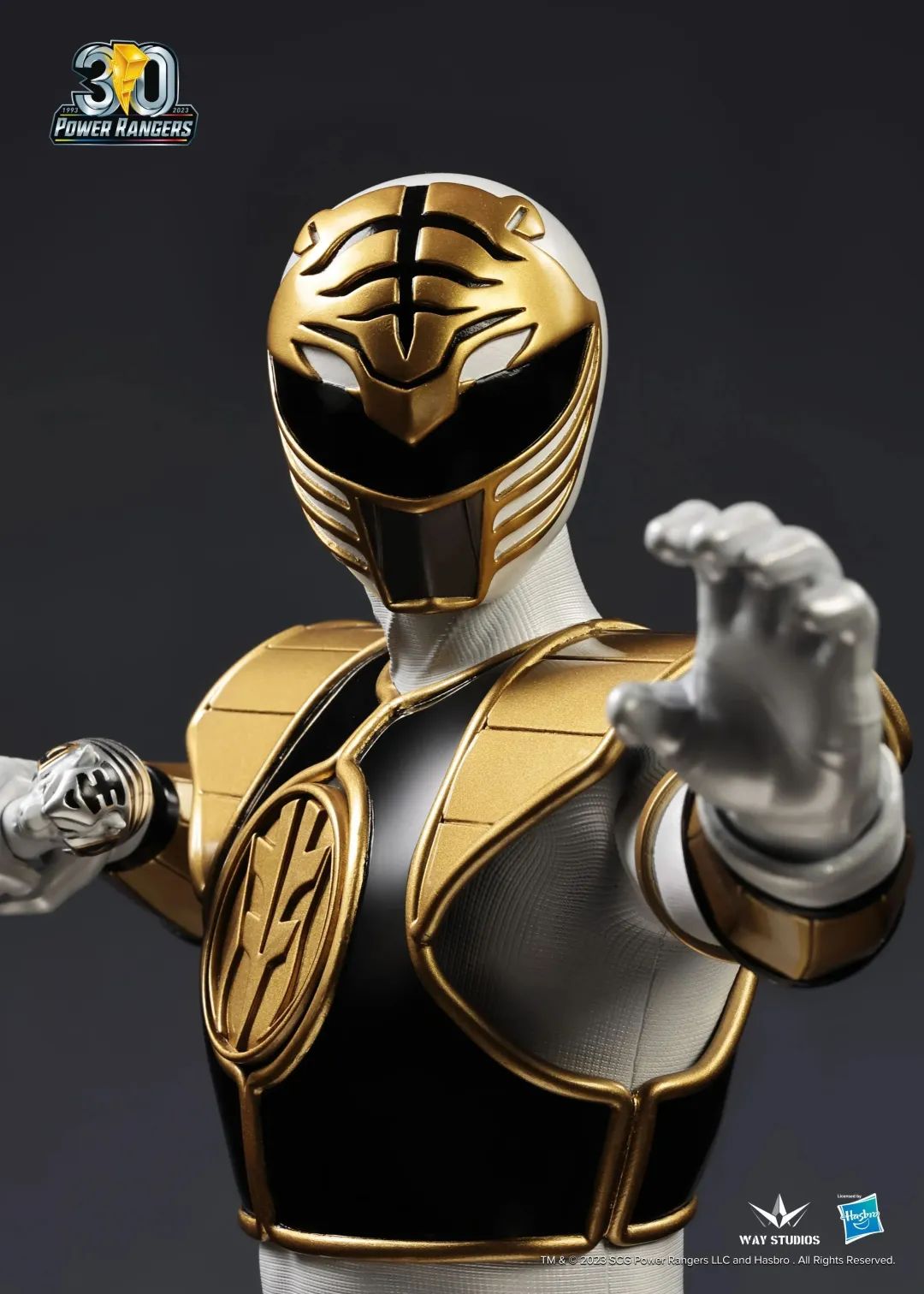 WayStudios Mighty Morphin White Ranger 1/4 Scale Statue
