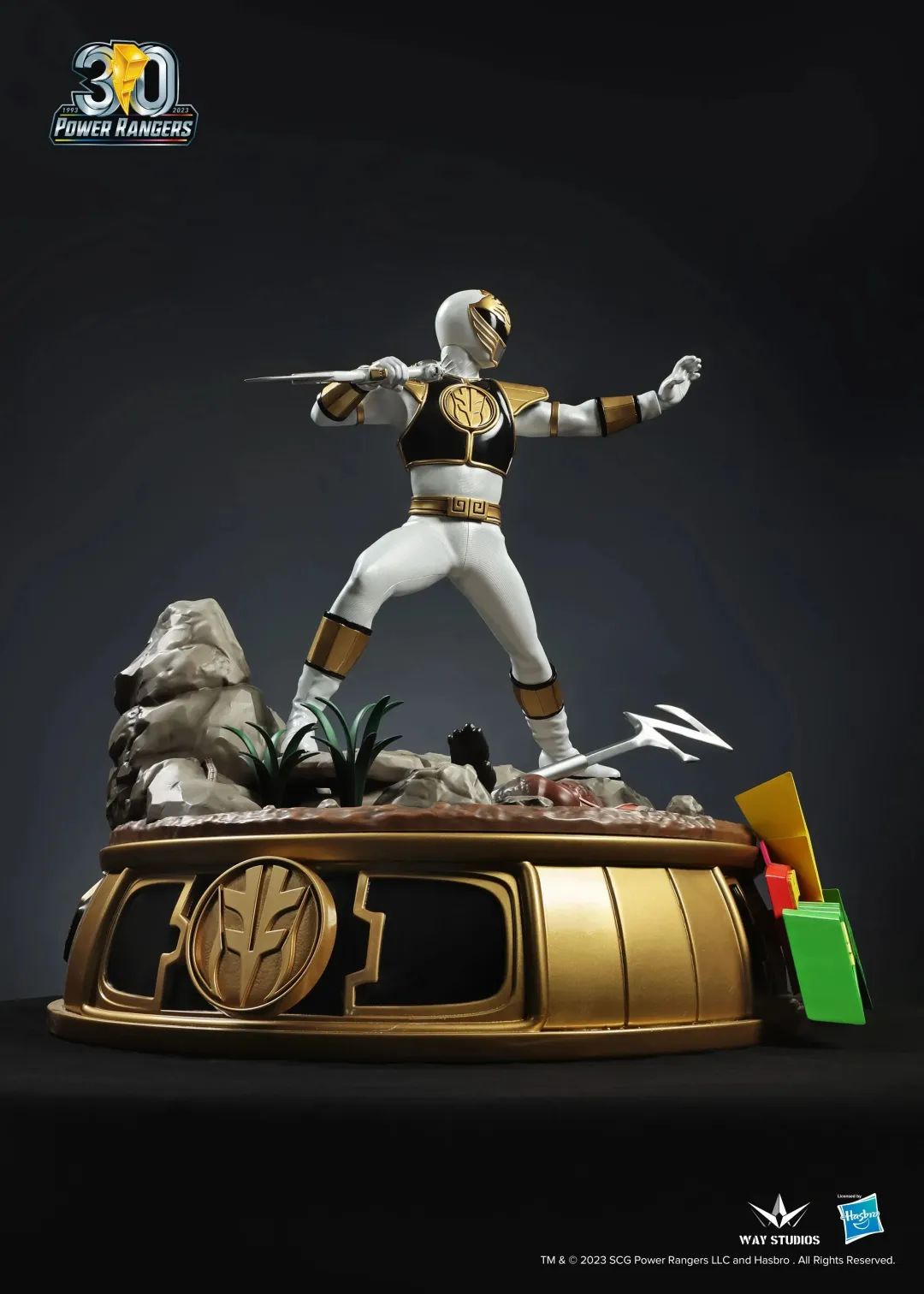 WayStudios Mighty Morphin White Ranger 1/4 Scale Statue
