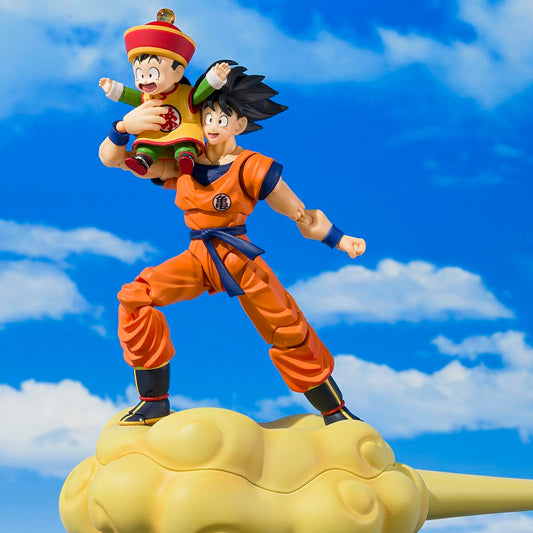 SH Figuarts Son Goku, Kid Gohan & Flying Nimbus Set