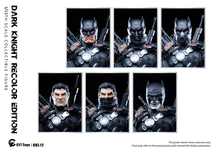 CY7 Toys Dark Knight Recolor Edition 1/12 Scale Action Figure