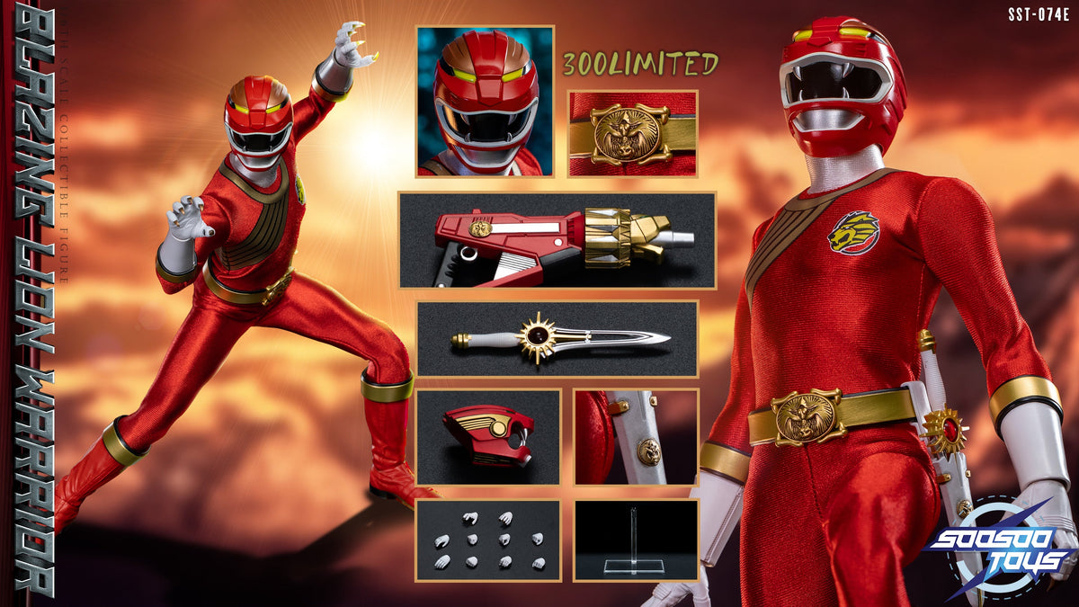 [PREORDER] SST-074E Blazing Lion Warrior 1/6 Scale Action Figure (reissue)