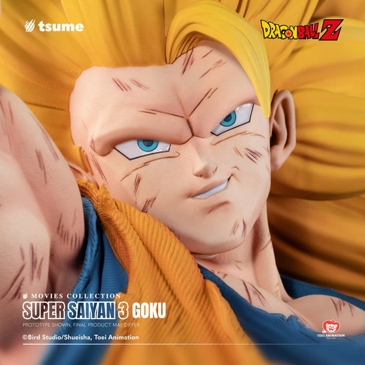 Tsume Movies Collection Super Saiyan 3 Goku 1/4 Scale Statue - Dragonball Z