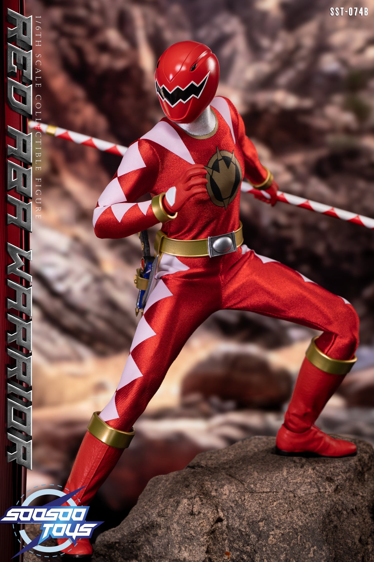SST-074B Red Aba Warrior 1/6 Scale Action Figure