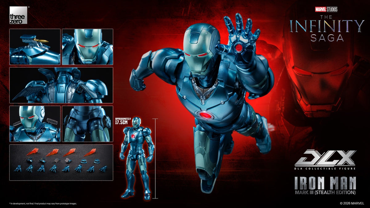 DLX Iron Man Mark 3 (Stealth Edition) - The Infinity Saga