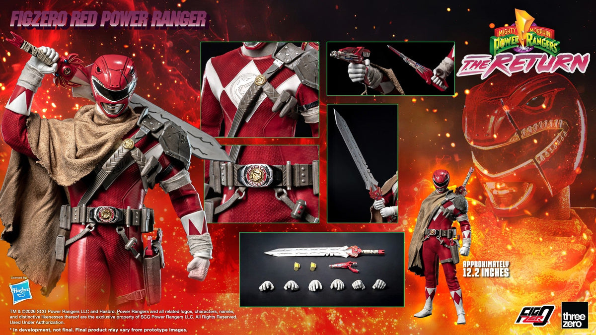 [PREORDER] FigZero 1/6 Red Power Ranger - The Return