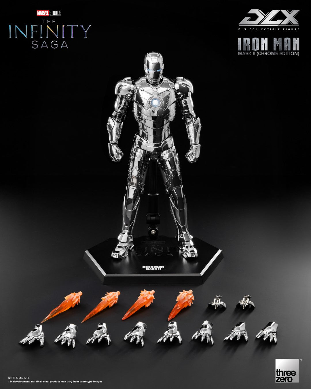 DLX Iron Man Mark 2 (Chrome Edition) - The Infinity Saga