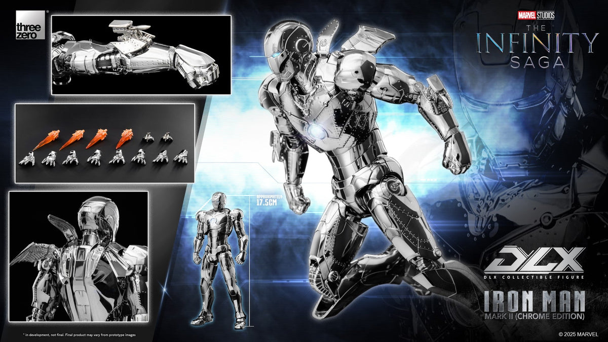 DLX Iron Man Mark 2 (Chrome Edition) - The Infinity Saga