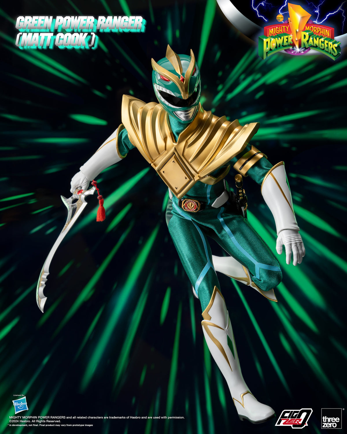 FigZero Power Rangers Green Ranger Matt Cook Version