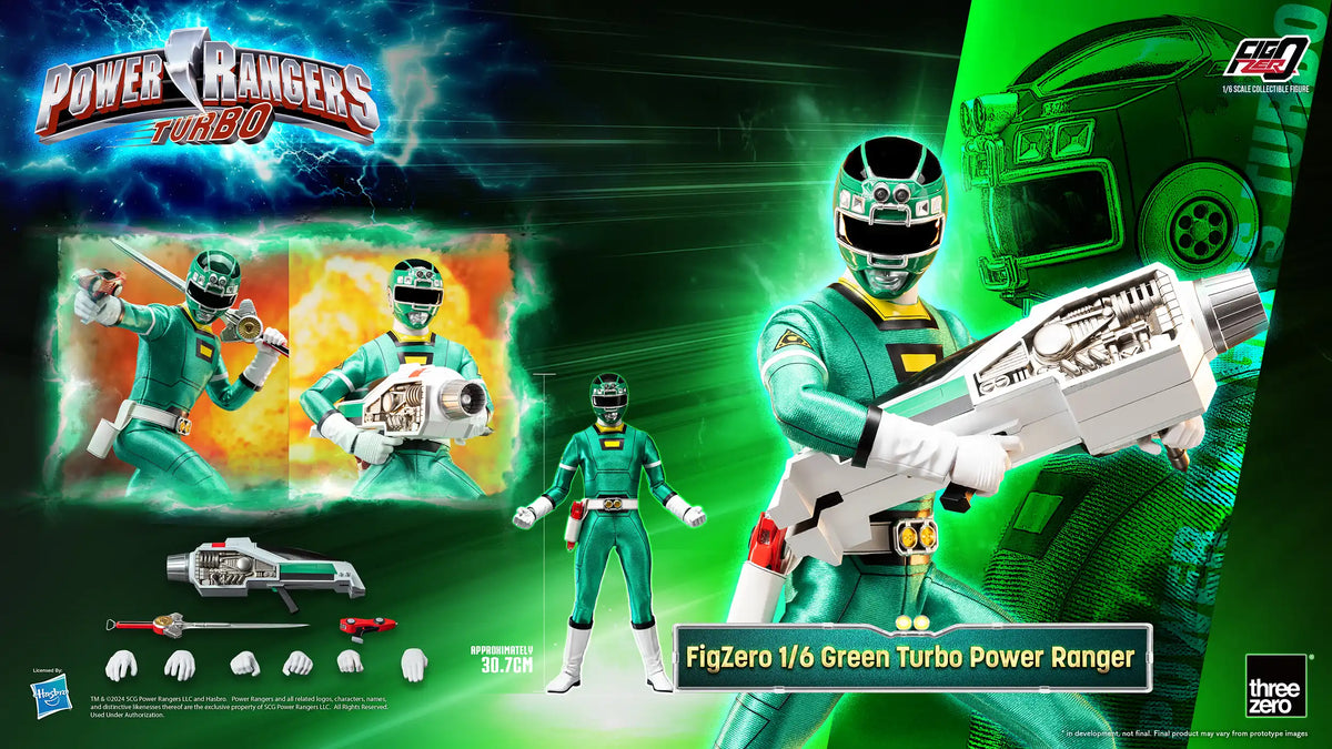 FigZero Green Turbo Ranger - Power Rangers Turbo 1/6 Scale Figure