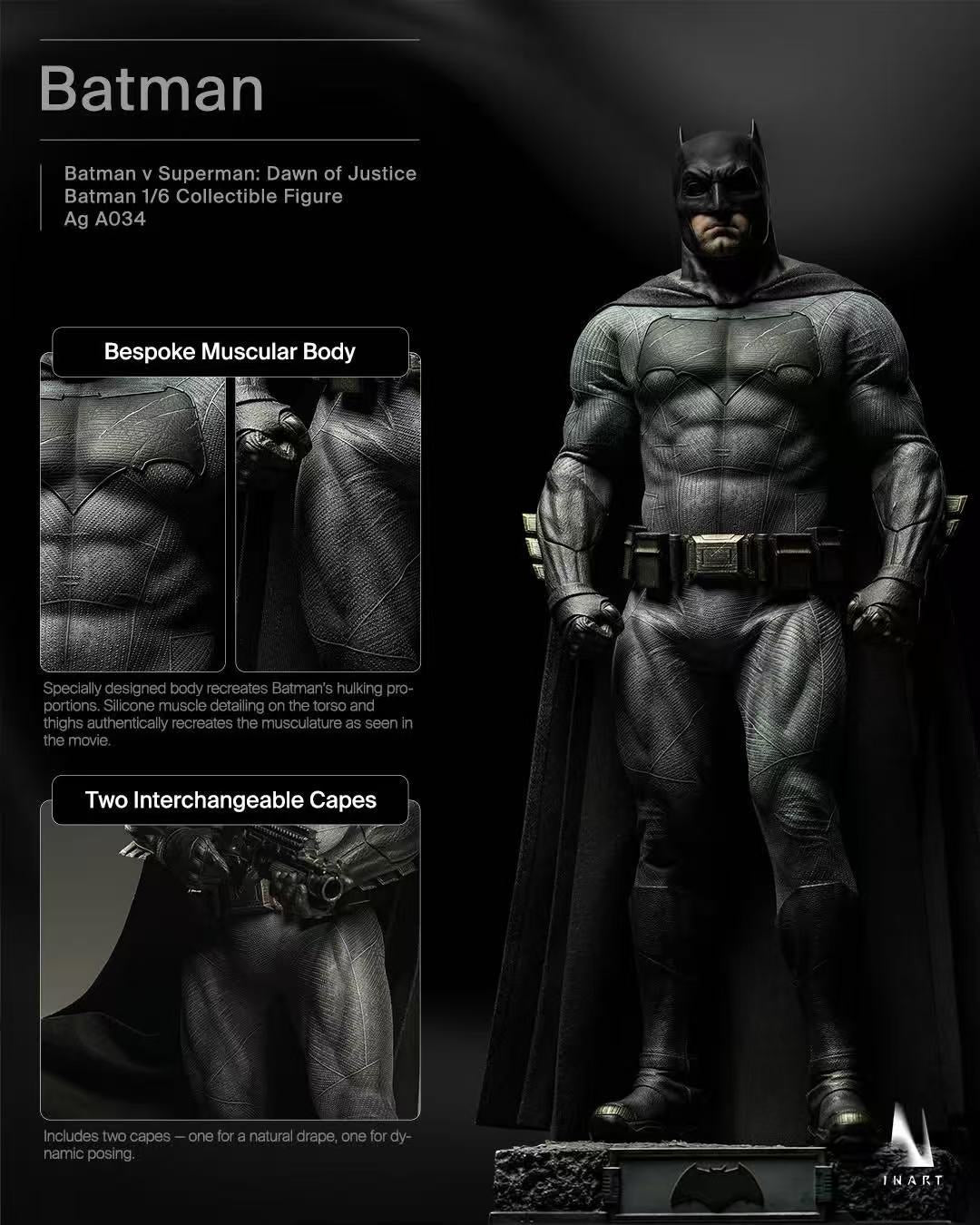 [PREORDER] INART Batman - BVS: Dawn of Justice 1/6 Collectible Figure