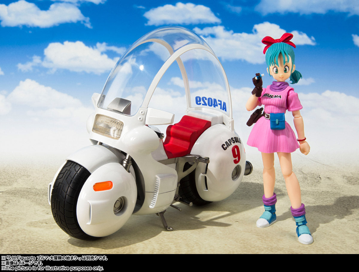 SH Figuarts Bulma's Motorcycle -Hoipoi Capsule No. 9- (Reissue)