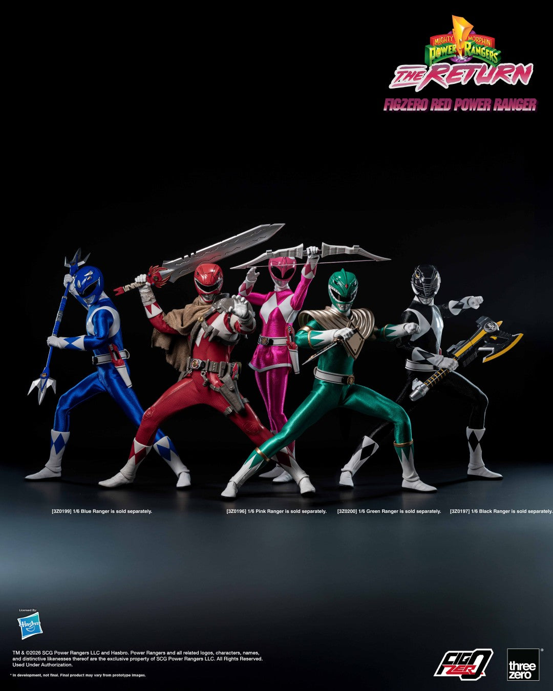 [PREORDER] FigZero 1/6 Red Power Ranger - The Return