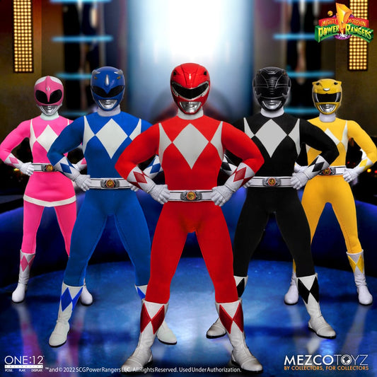 Power Rangers Mezco One:12 Collective Deluxe Boxed Set