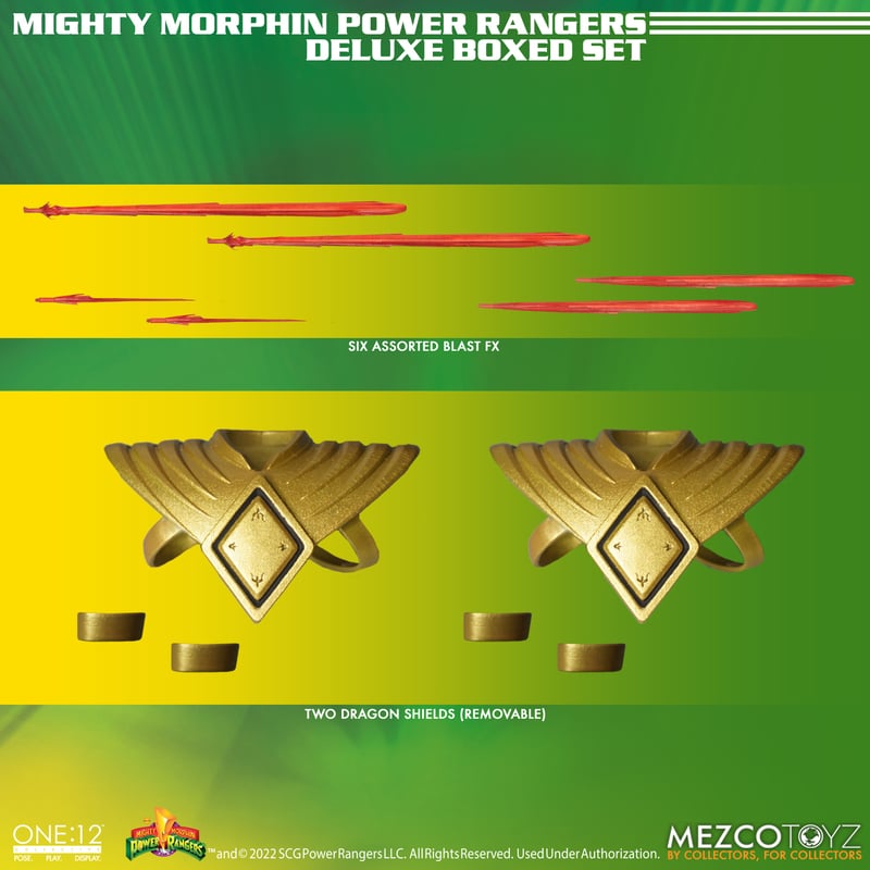 Power Rangers Mezco One:12 Collective Deluxe Boxed Set